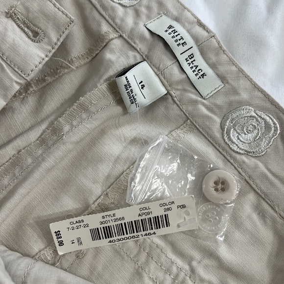 White House Black Market khaki capris - Picture 3 of 4